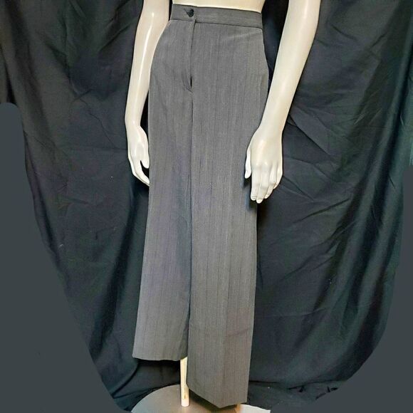 Briggs New York Gray Striped Dress Pants (12P) - Picture 1 of 5